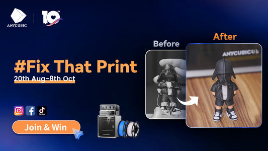 Fix My Print Challenge: Gewinnen Anycubic Kobra S1C!