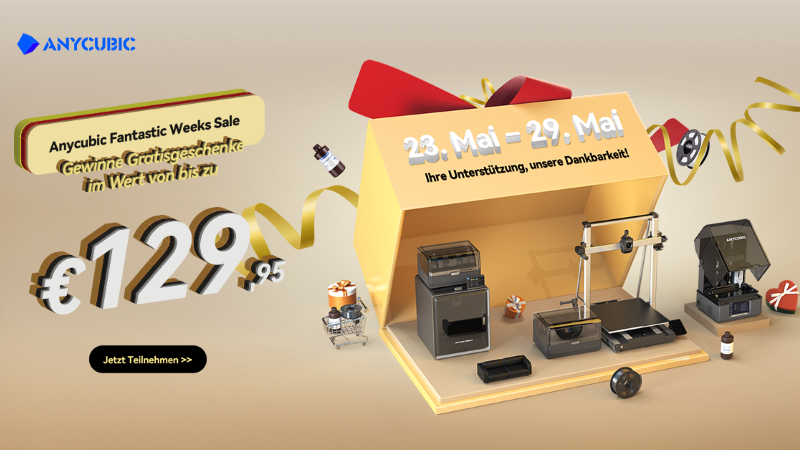 3D-Drucker Sale! Unschlagbare Deals bei Anycubic Fantastic Weeks