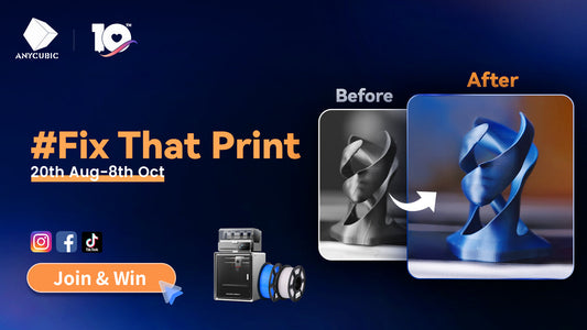 Fix My Print Challenge: Gewinnen Anycubic Kobra S1 Combo!