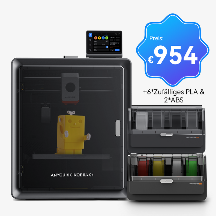 Kobra S1 Combo 8KG-Zufalls-Filament-Bundle – 8 Farben