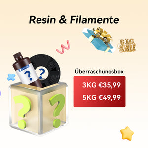 Anycubic Resin & Filamente Überraschungsbox