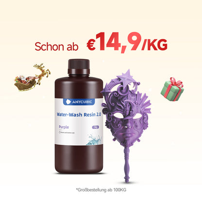 Water Washable Resin 2.0 10-100KG Angebote