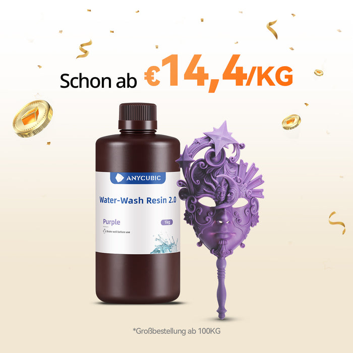 Water Washable Resin 2.0 10-100KG Angebote