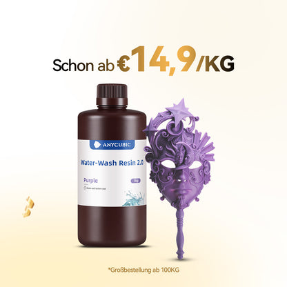 Water Washable Resin 2.0 10-100KG Angebote