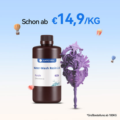 Water Washable Resin 2.0 10-100KG Angebote