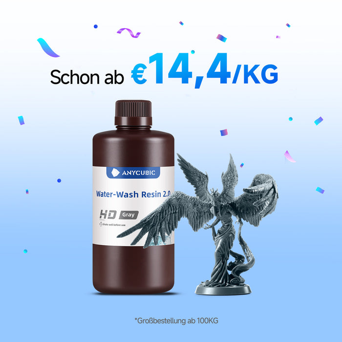 Water Washable Resin 2.0 10-100KG Angebote