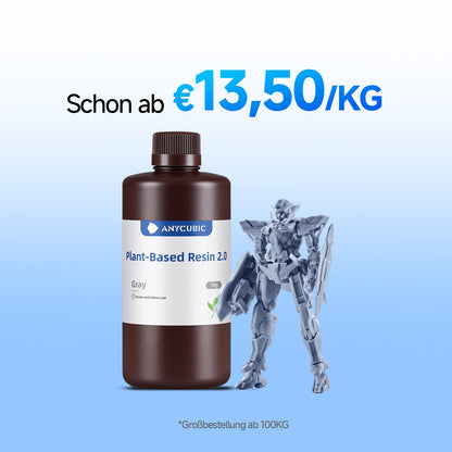 Pflanzenbasiertes UV Resin 2.0 10-100 kg Angebote