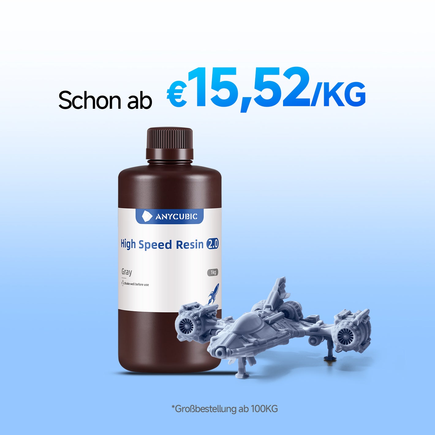 High Speed Resin 2.0 10-100 kg Angebote