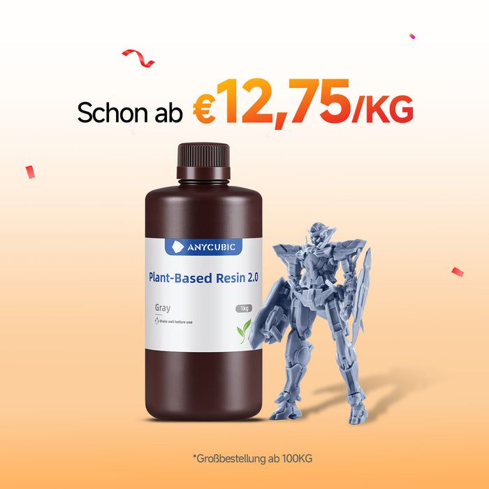 Pflanzenbasiertes UV Resin 2.0 10-100 kg Angebote