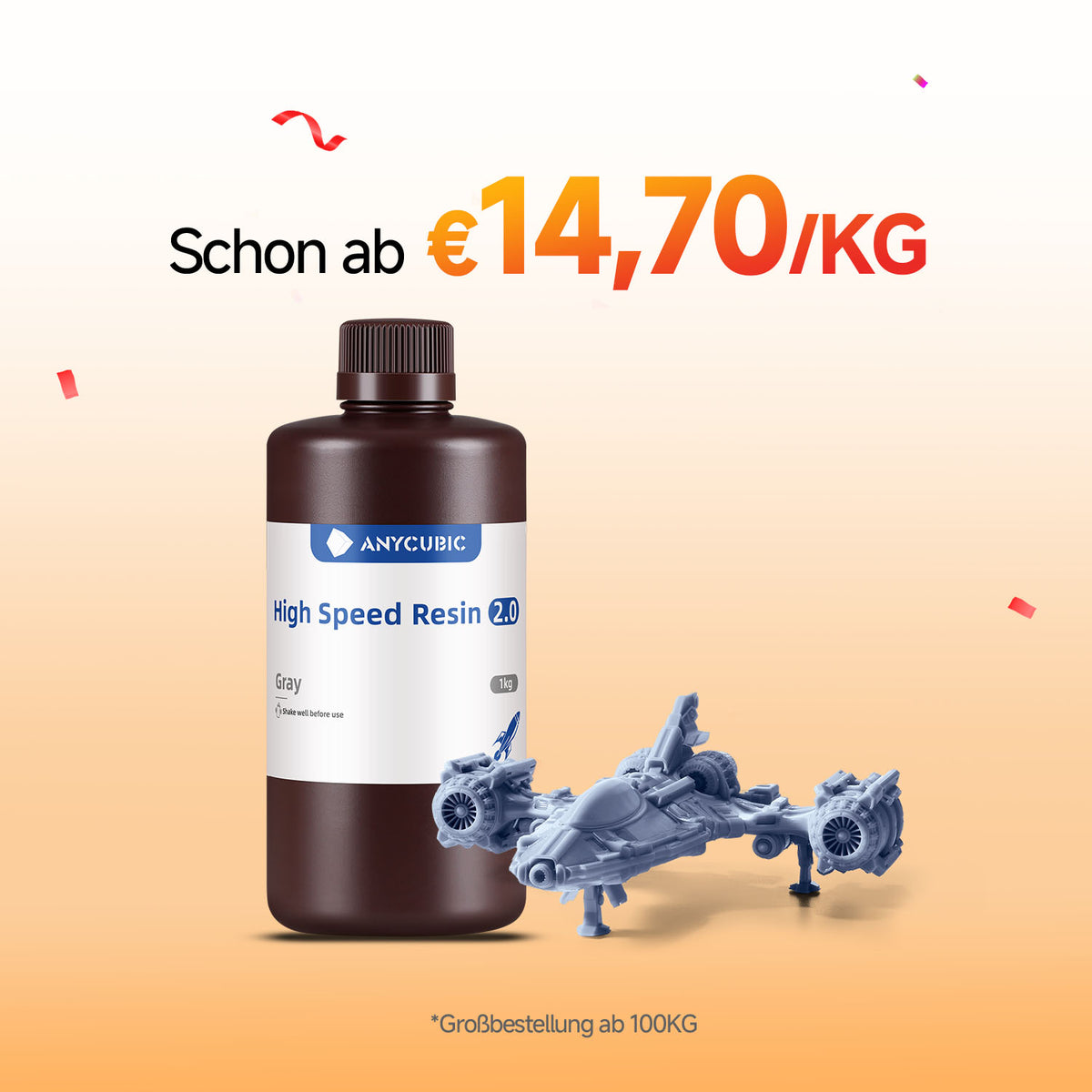 High Speed Resin 2.0 10-100 kg Angebote