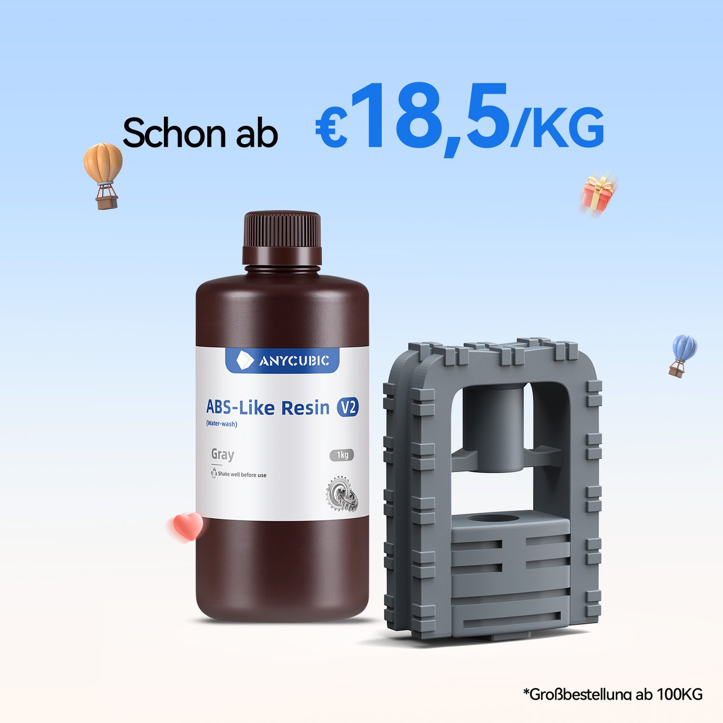 Water-Wash ABS-Like Resin V2 10-100KG Angebote