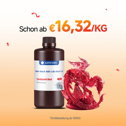 Water-Wash ABS-Like Resin 3.0 10-100 kg Angebote