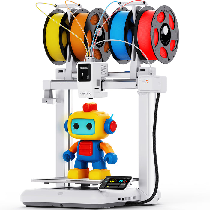 Anycubic Kobra X 3D Drucker Mehrfarbig, 4-Farbdruck für Anfänger