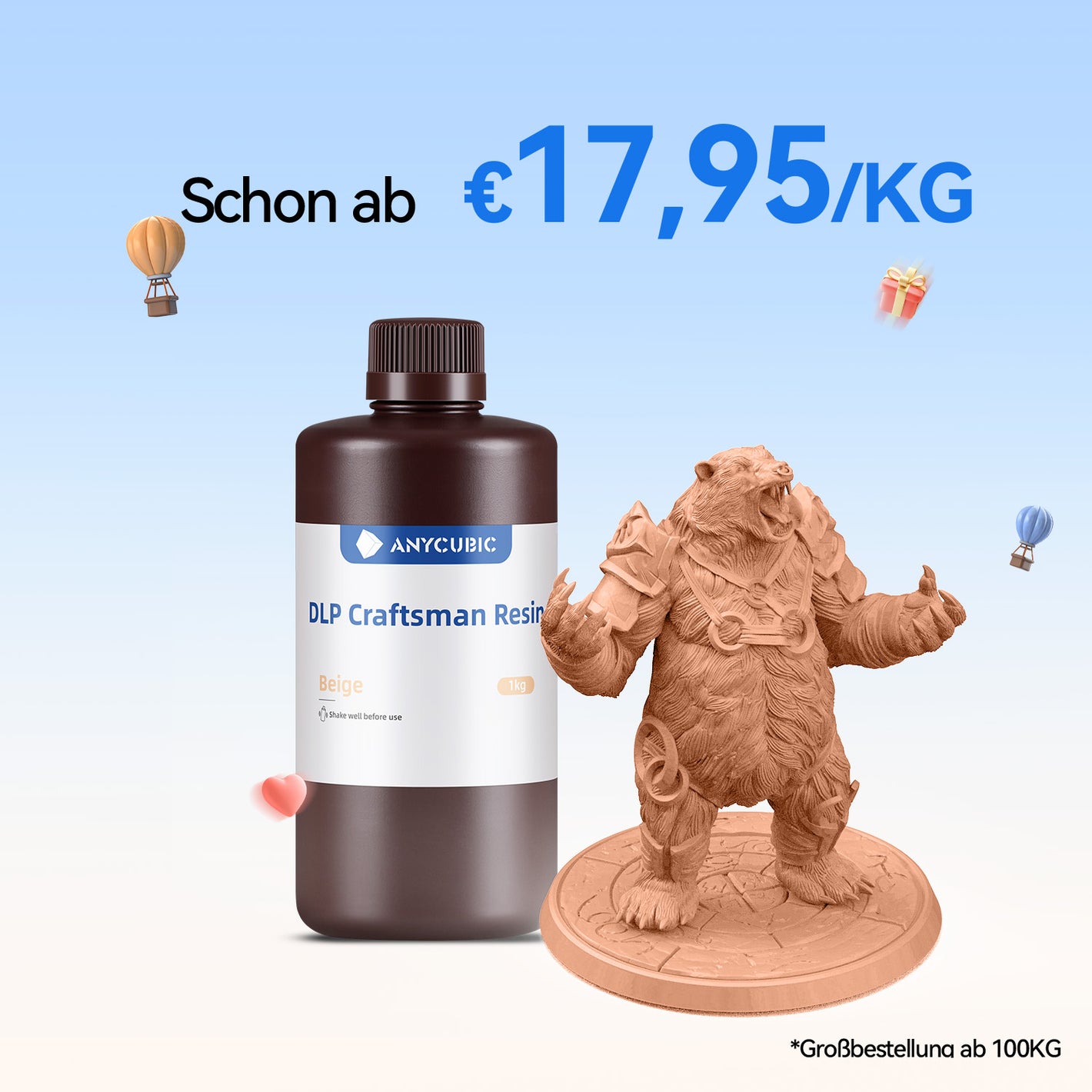 DLP Craftsman Resin 10-100KG Angebote