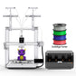 Anycubic Kobra X 4-Farb-3D-Drucker mit perfekter erster Schicht, leisem Druck und einfacher Bedienung für Einsteiger