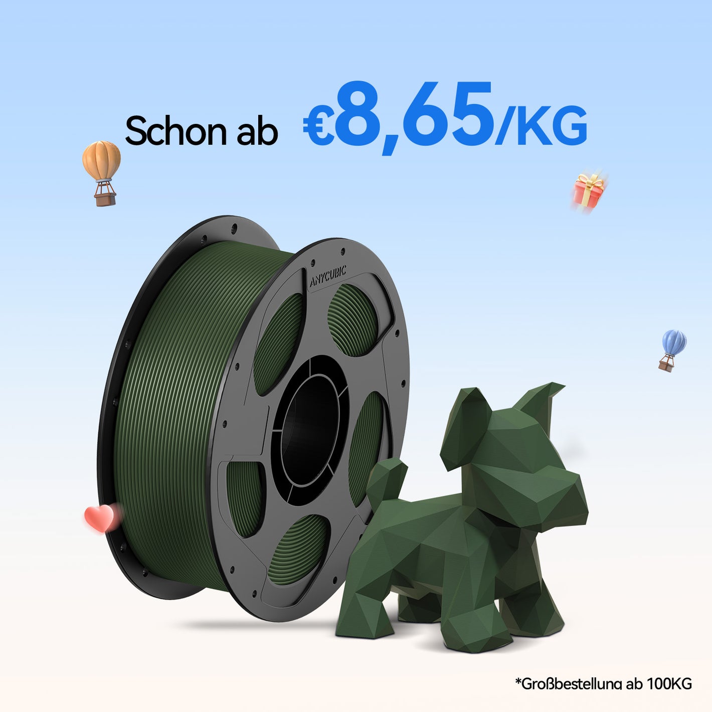 PETG Filament 10-100KG Angebote