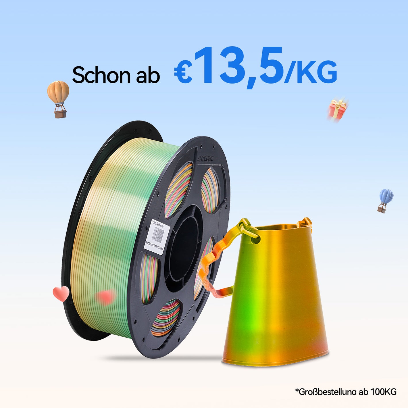 PLA Silk 10-100KG Angebote
