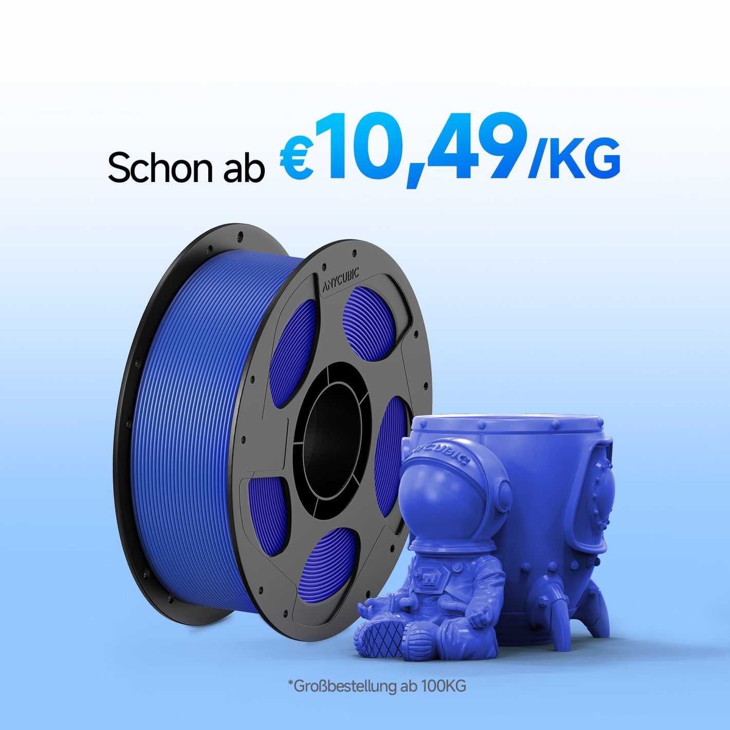 PLA High Speed Filament 10-100 kg Angebote