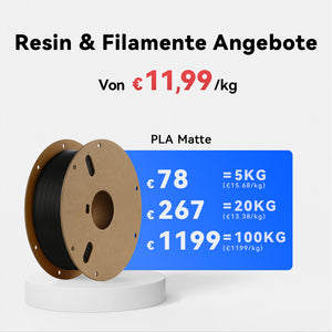 Matte PLA Filament 5-100kg Angebote