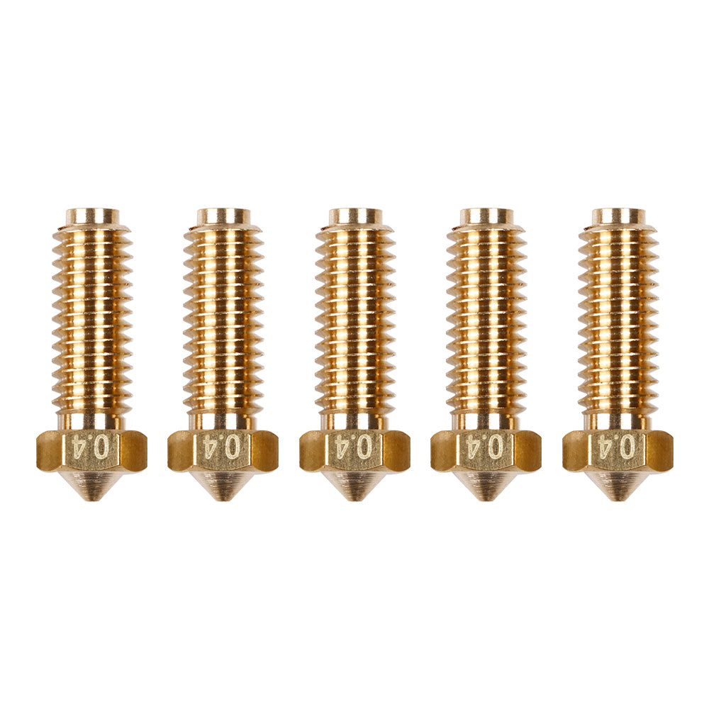 5 Stück 1.75mm Extruderdüsen Nozzle für MK8 3D Drucker 0.4mm für Kobra 2/ Kobra Plus/ Kobra Max/ Kobra 2 Neo
