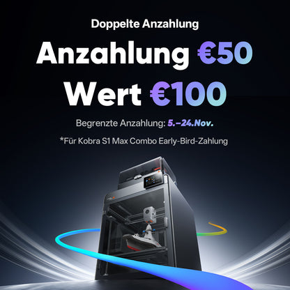 Anycubic Kobra S1 Max Combo Anzahlung