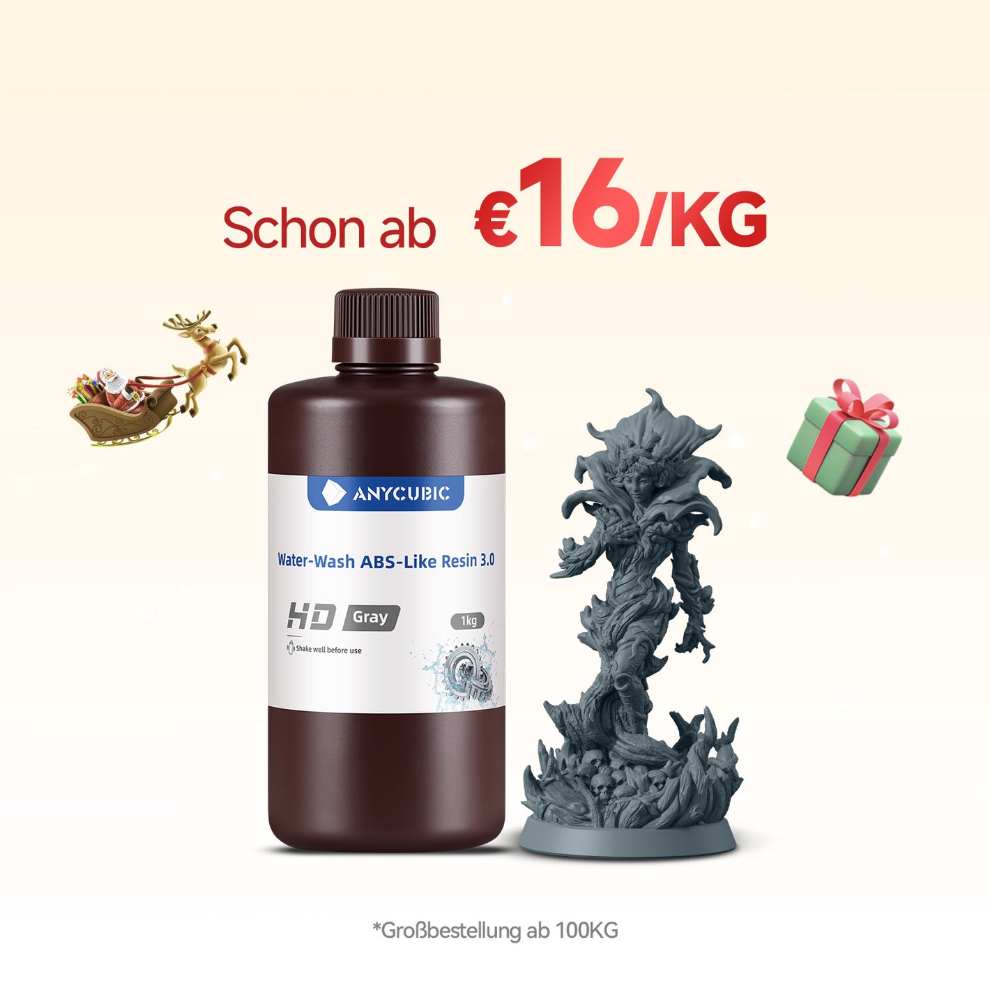 Water-Wash ABS-Like Resin 3.0 10-100KG Angebote