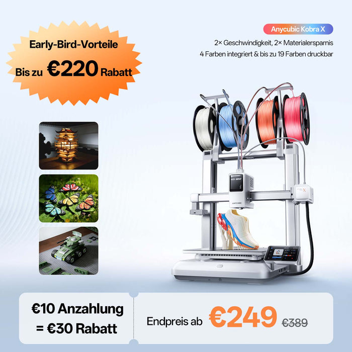 Anycubic Kobra X Anzahlung