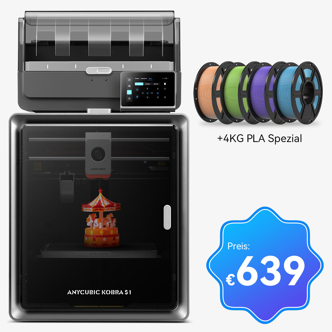Kobra S1 Combo 4KG-PLA-Spezial-Bundle – 4 Farben