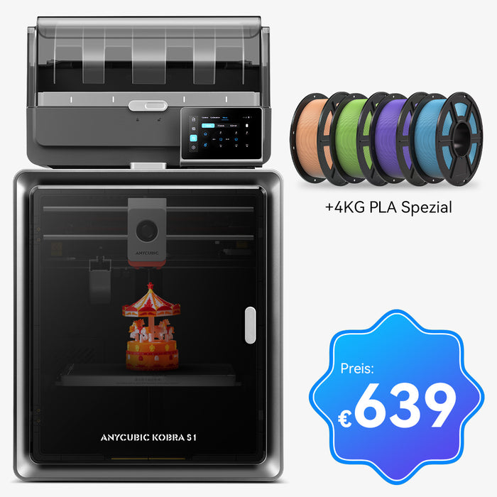 Kobra S1 Combo 4KG-PLA-Spezial-Bundle – 4 Farben