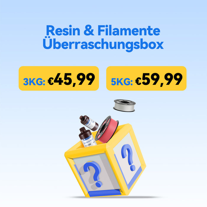 Anycubic Resin & Filamente Überraschungsbox