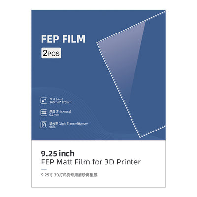2 Stück 9,25" Gefrostet FEP-Folie für den SLA Drucker für Anycubic Photon Mono X 6K