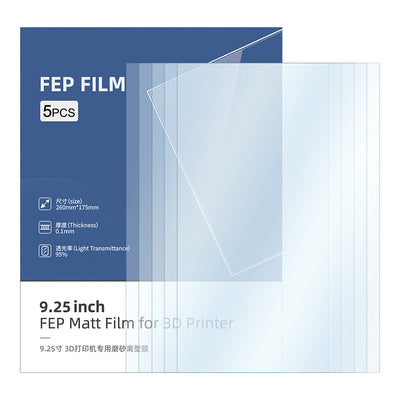 5 Stück 9,25" Gefrostet FEP-Folie für den SLA Drucker für Anycubic Photon Mono X 6K