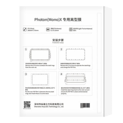 1 Stück 9,25" FEP-Folie für den SLA Drucker für Anycubic Photon Mono X 6Ks